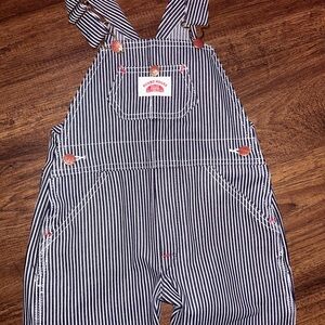 Round house Striped Overalls